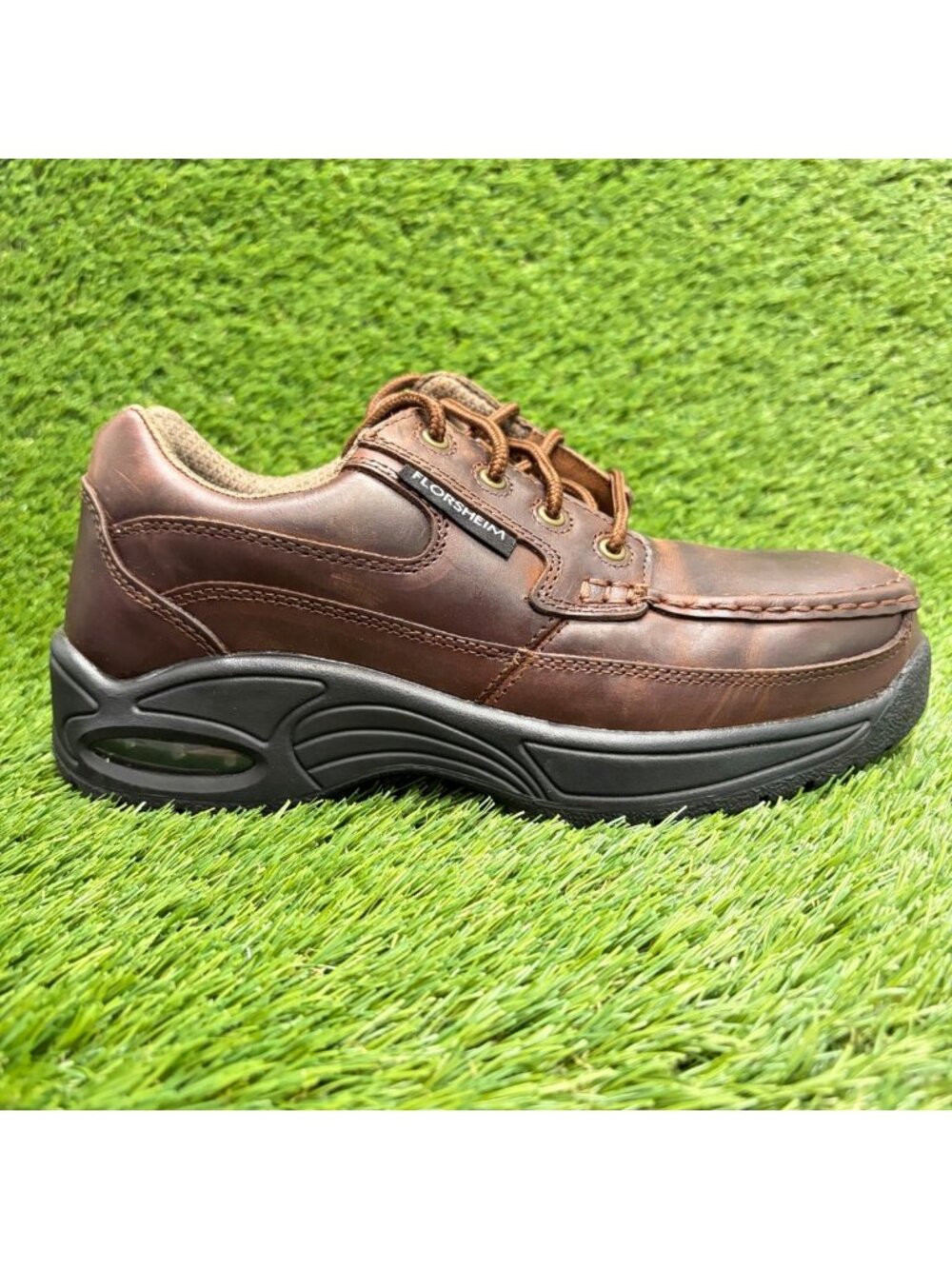 Florsheim Polaris Womens Size 8.5EEE Brown Black Composite Toe Safety Work Shoes
